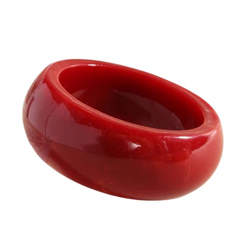 Image of 1Pc Resin Wide Round Bangle Bracelets Minimalist Jewelry for Women Geometric Bohemian Colorful Wrap Bracelet Elegant Round Acrylic Holiady Chunky Thick Bracelet