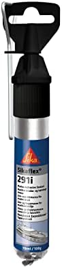 Sika Sikaflex 291i Marine Sealant and Adhesive, Black, 70ml Mini Cartridge