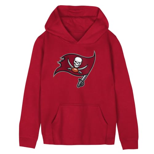 Outerstuff Preschool Red Tampa Bay Buccaneers Primary Logo Fleece Hoodie