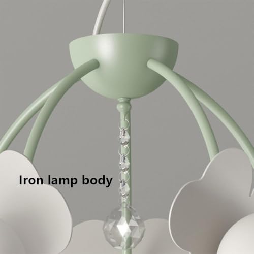 Lustre LED simple à fleurs 3000-6000K avec variateur d'intensité - 6