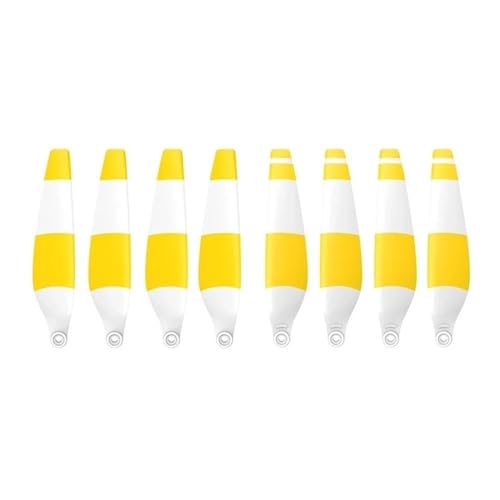 Hélices Mini 3 Pro et Mini 4 Pro 6030 jaunes, lot de 8 pièces de rechange pour drone