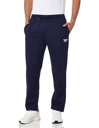 Reebok Luther Small Logo Open Hem Pant Pantalon, Vector Navy, L Hommes