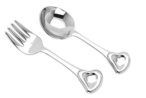Krysaliis Silver Spoon And Fork Set Sweetheart Desertcart INDIA