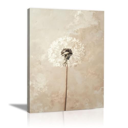 Poster mural pissenlit pour salon et cuisine tableau moderne 40x60cm