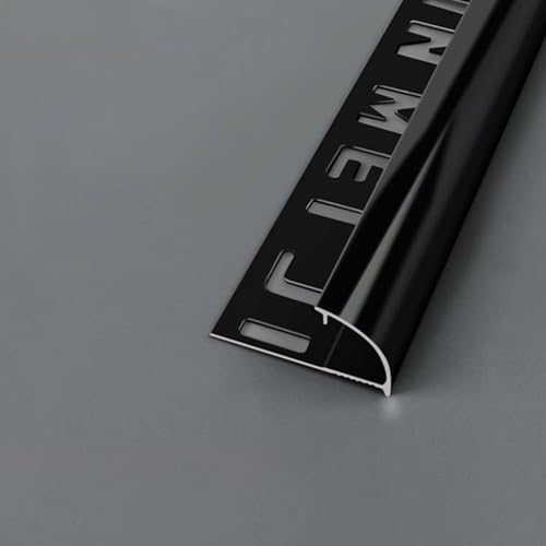 すきまを埋め アルミニウム合金 見切り材 2*125cm 円弧型設計 タイル フローリング用 壁角収口 隙間埋めに適 強力エッジプロテクター 防水 防腐? 耐摩耗 高耐久 家庭 オフィス向け 施工簡単(カラー 15)