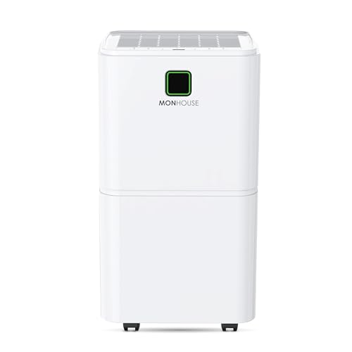 MONHOUSE 12L/Day Digital Dehumidifier - Sleep...