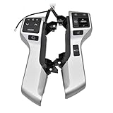 Botones Volante Coche Para Toyota Para Land Para Cruiser Para Prado 150 Para GRJ150 Para KDJ150 84250-60180 Interruptor Control Volante Multifunción Para Coche(Sliver-High)