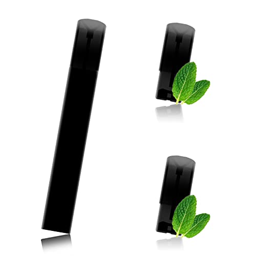 HECCO 互換Stick 本体バッテリー ドクター互換カートリッジ メンソール2個 ミント 電子タバコ ドクター用電子たばこセット スターターキット VAPE 爆煙 スティックリキッド タールニコチンなし