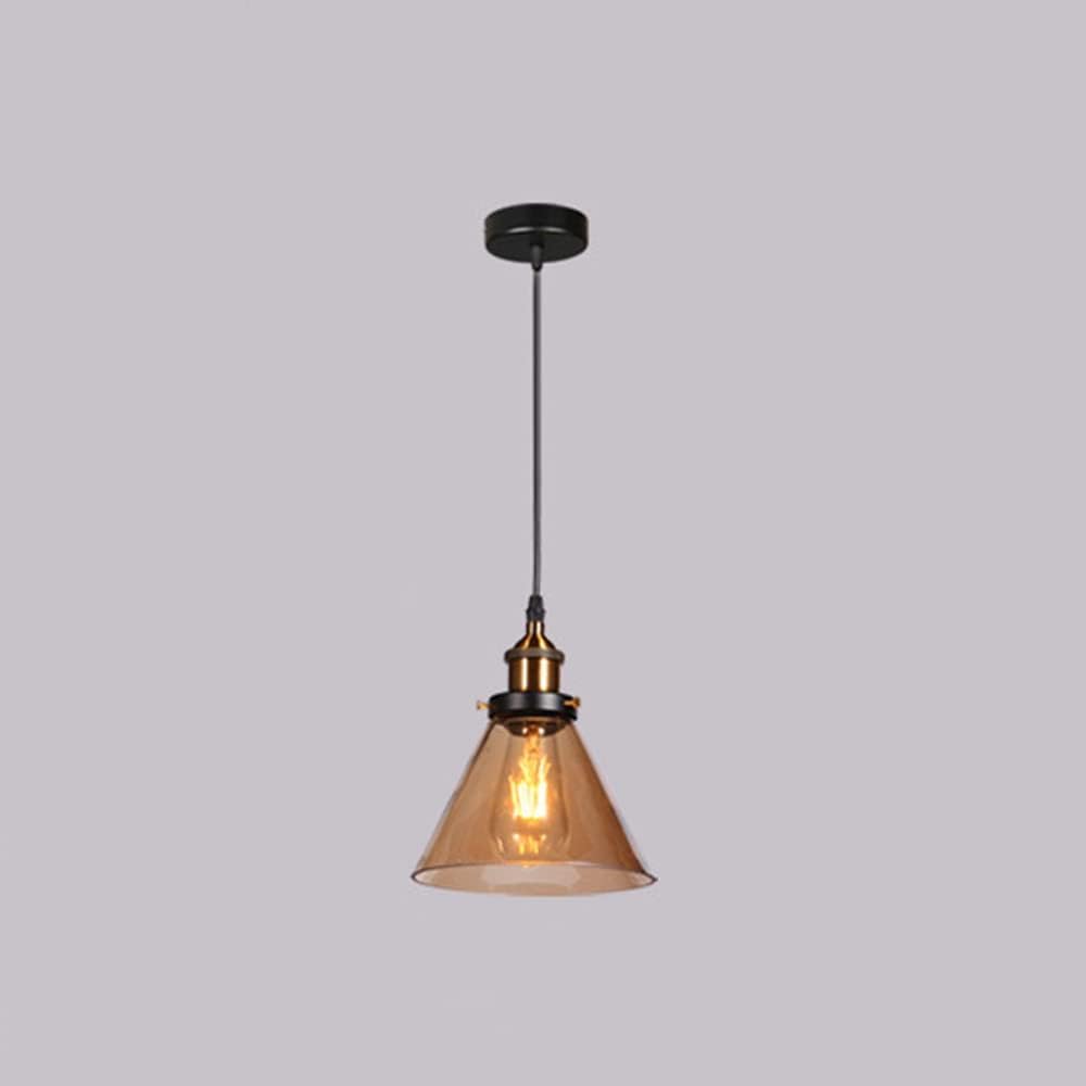 Lámpara colgante E27 para iluminar entradas oscuras con estilo retro 7