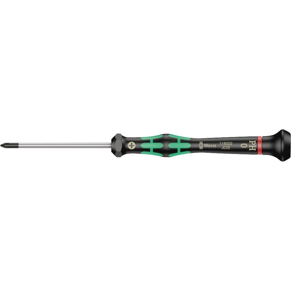 Wera 05118022001 2050 PH Elektronikçi Yıldız Tornavidası, PH 0 x 60 mm, çap 3.0