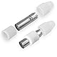 1x Antennenstecker für Kabelfensehen DVB-C Radio und DVB-T2 TV Antennen IEC Stecker (männlich) für Koaxial Antennenkabel Kupplung Kabel BK Anlagen UHD HQ 4K von HB-DIGITAL