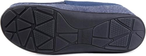 Image of ULTRAIDEAS Men's Moc-Toe Slippers Loafer House Shoes Indoor Outdoor Memory Foam with Breathable&Warm Knit Upper