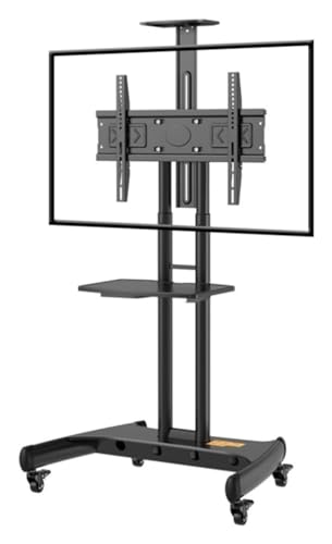 Soporte móvil para TV ajustable 32-75 pulg con ruedas