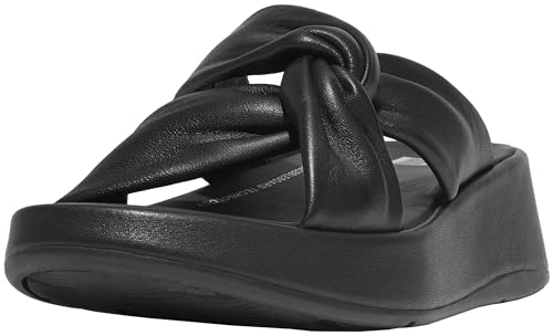 FitFlop™ レディース F-Mode レザーツイスト フラットフォーム