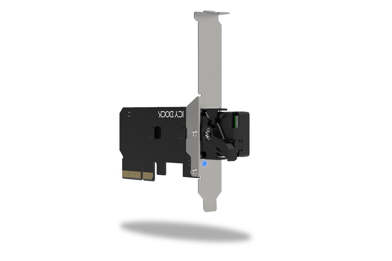 ICY DOCK Scheda adattatore rack mobile rimovibile da SSD M.2 NVMe a PCIe 4.0 x4 per slot di espansione PCIe - ExpressSlot Core MB305M4P-B