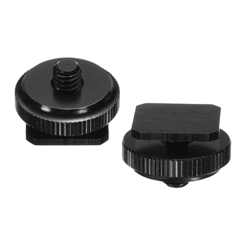 Adaptador de montaje de zapata para fijar micrófonos y luces de video en grabaciones de vlogs