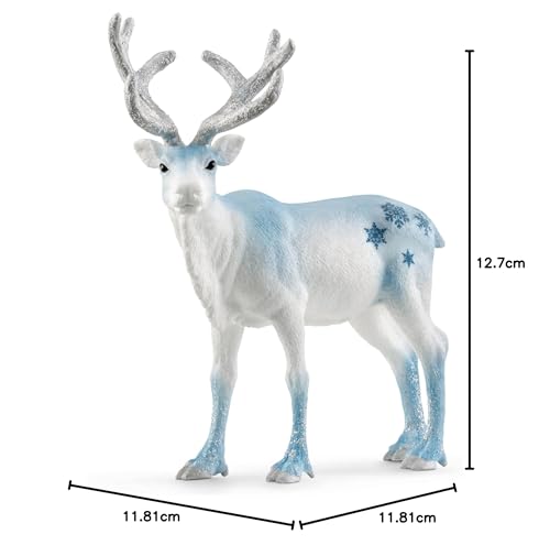 SCHLEICH 72220 Frosty Christmas Reindeer, from 3 years - Figurine, 13 x 5 x 12 cm, Multicolor, 5 inches - Image 4