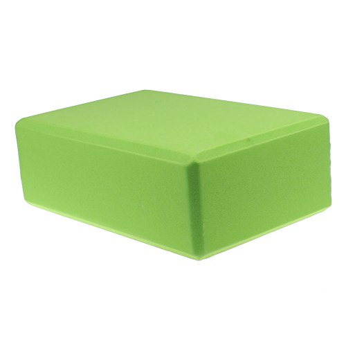 Yoga , BOBOGO EVA Yoga Block Brick Sports Exercise Fitness Gym Workout Stretching BU (Green)
