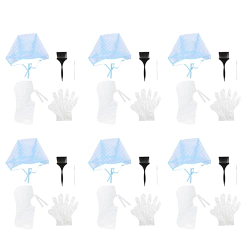 Balacoo Conjuntos Conjunto De Boné De Tintura De Cabelo Boné De Coloração De Cabelo Kit De Tintura D