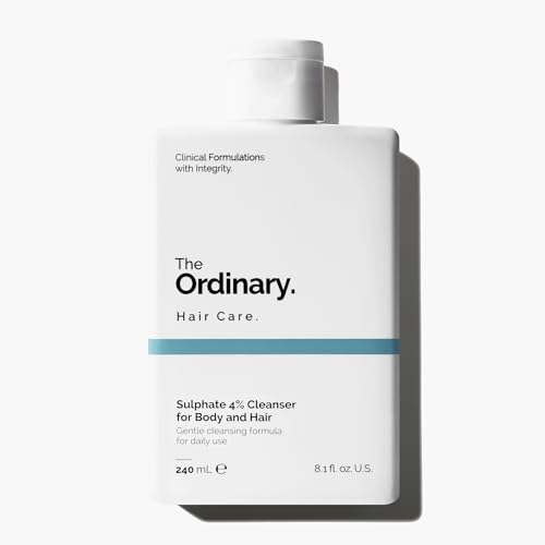 The Ordinary Sulphate 4% Cleanser for Body and Hair, Gentle Fragrance-Free Shampoo and Body Wash, 240ml