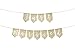 Produktbild PartyDeco Banner "Just married" 23x185cm Hochzeit Party Familientreffen Textilmaterial