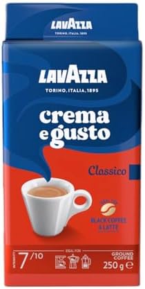 Lavazza, Crema e Gusto Classico, Café Molido Natural, Ideal para ...