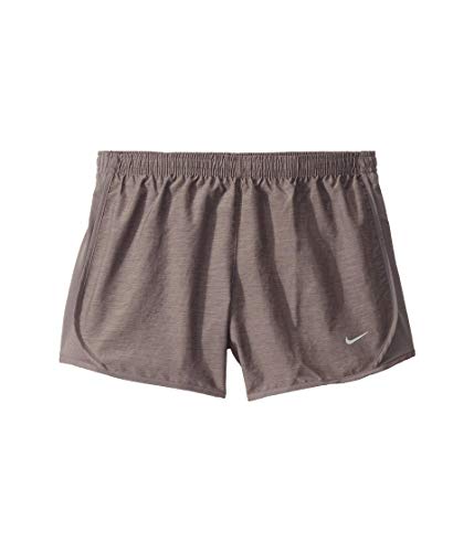 Nike Girls Dri-FIT Dry Tempo Running Shorts Size S (8) Gunsmoke/Wolf Grey