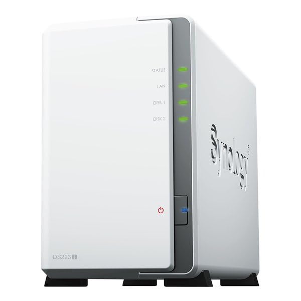 Synology nas DS223j 初心者ガイド付き NASキット [ストレージ無 /2ベイ] DiskStation DS223j ガイドブック付