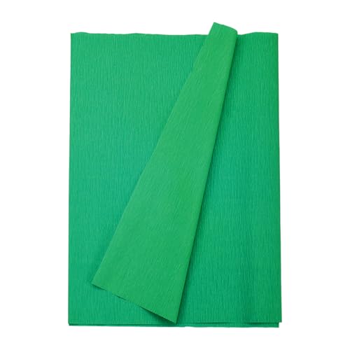 Image of MECCANIXITY Crepe Paper Roll 8.2ft Long 13 Inch Wide for Wedding Ceremony Various Large Festivals Decoration, Christmas Green
