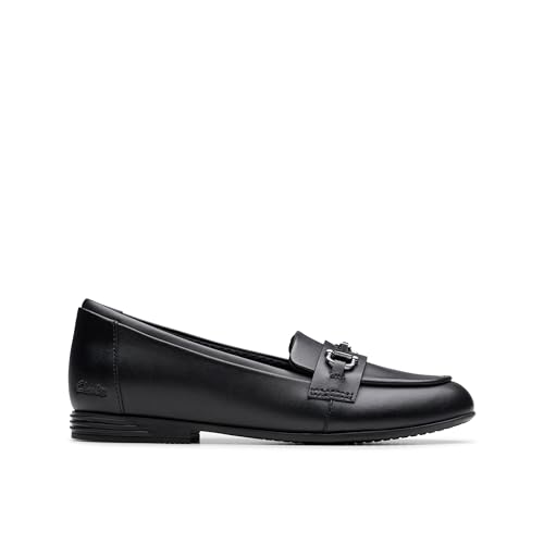 Zapatos Clarks FinjaLoafer negros talla 32,5 que alivian el cansancio al caminar