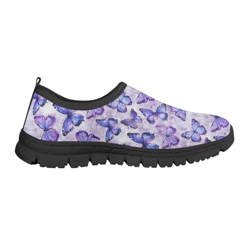 Unisex Slip On Flats Sneakers for Boys Girls,Children's Air Mesh Running Shoes Outdoor Sport Training Shoes