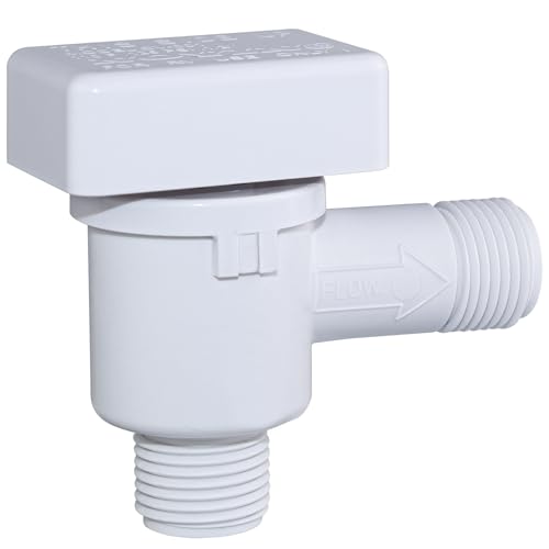 Image of RV Vacuum Breaker Check Valve,Brass Camper RV Black Tank Flush Check Valve | Replace Leak RV Vacuum Breaker on Black Tank System,Reduce Noise&Wet Floor,Prevent Backflow,Improve Freshwater 571-VAC-CHK-A