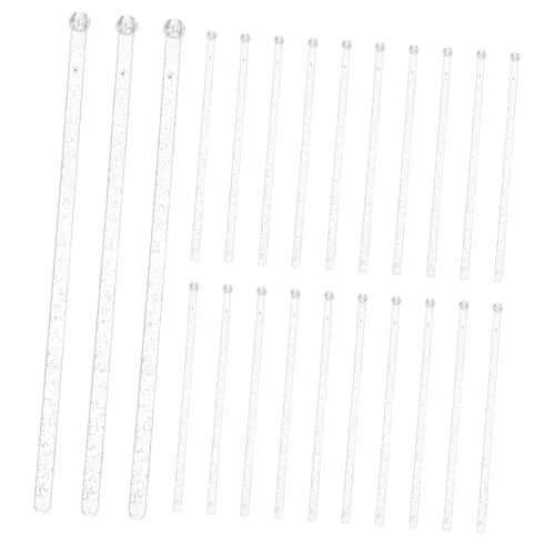 CIYODO Cute Coffee Stir Sticks 100pcs Silver Stirring Rods Stir Sticks for Drinks