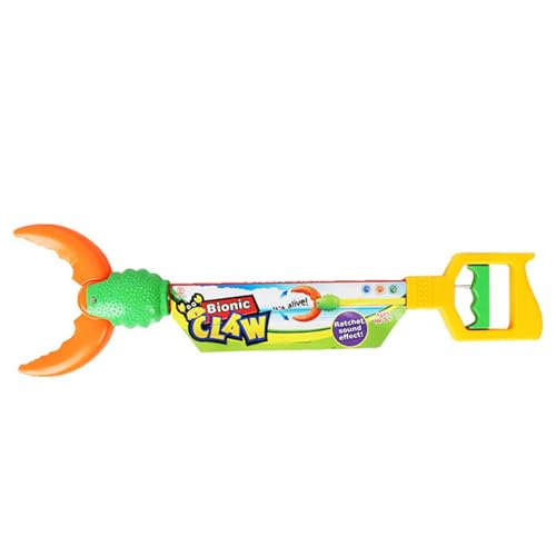 Latebebebe Toy Grower Claw para niños Mano de Robot ergonómico con Mango Herramienta de Alcance de plástico de Robot Resistente a la Rotura para Juguete, Botella, Basura