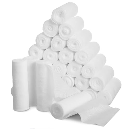 Venta de 30 rollos, suministros de primeros auxilios con vendaje de conformidad suave, envoltura de vendaje estirable flexible, mano transpirable para heridas