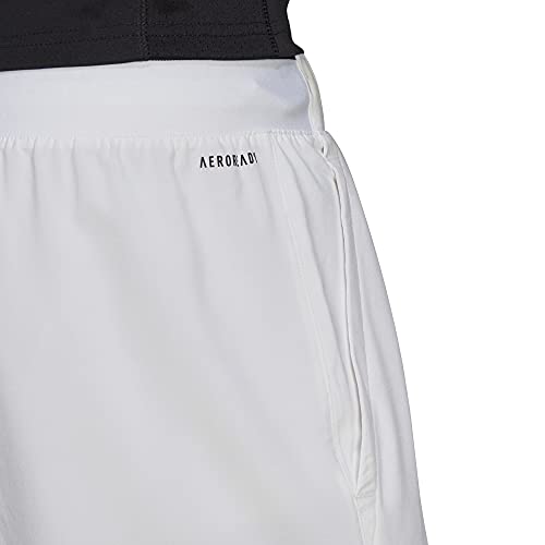 Adidas Men's Club Stretch-Woven Tennis Shorts, White/Black, X-Large #TOP25