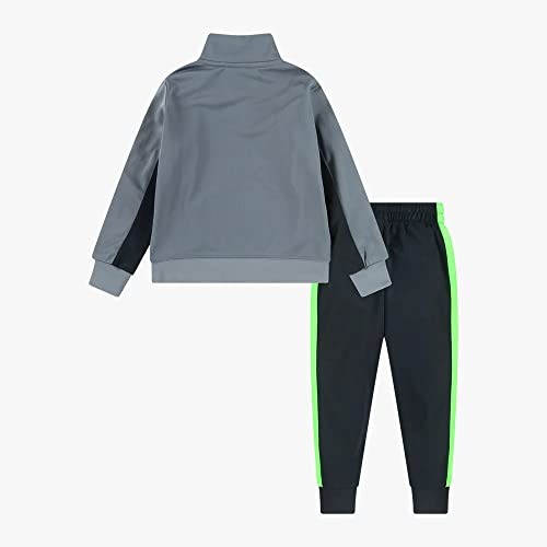 Nike Toddler Boy Dri Fit Full Zip Jacket and Pants 2 Piece Set (B(76I488-023)/V, 6 Years)2