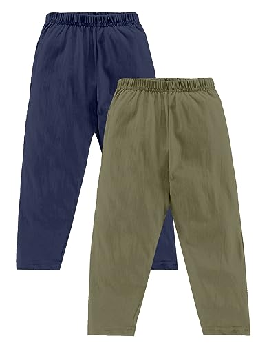 Image of KiddoPanti Boys Solid Pyjama Pant | 100% Soft Cotton Single Jersey | Comfortable Fit with Elastic Waistband & Single Front Pocket | Kids Track Pant