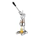 Acero Inoxidable MáQuina de Jugo, Exprimidor Manual de Acero Inoxidable para Uso DoméStico, MáQuina De Jugo De Naranja Hecha a Mano de Granada, Silver