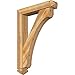 Ekena Millwork BKT0604X30X42LEC03RWR Legacy Arts and Crafts Rough Sawn Bracket w/Offset Brace, Western Red Cedar