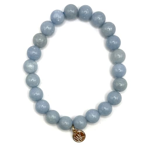 Crystal Bracelet 8mm to 10mm – Healing Stone Beads – Large Size Beads - Spiritual Energy Jewelry – Elastic, Unisex, Gift-Ready