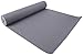 Fitvids 1/4-Inch High Density Thick Non Slip Yoga Mat with Knee Pad and Carrying Strap for Workout, Pilates, Gym Home Exercise, Grey