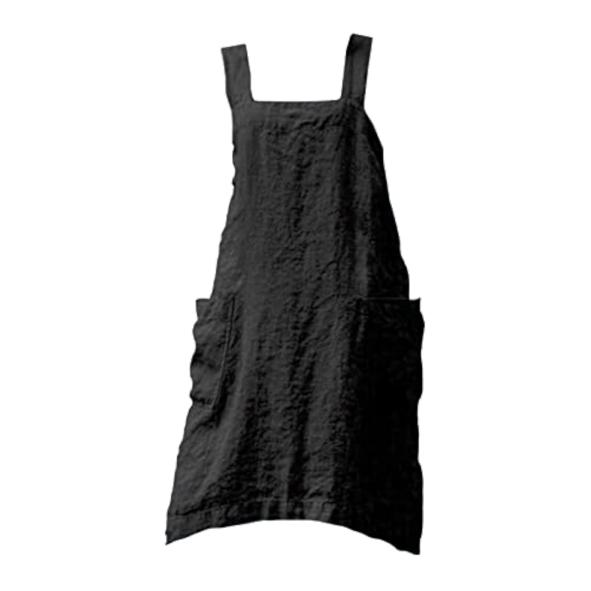 Cotton Linen Cross Back Chef Apron for Women, Size M