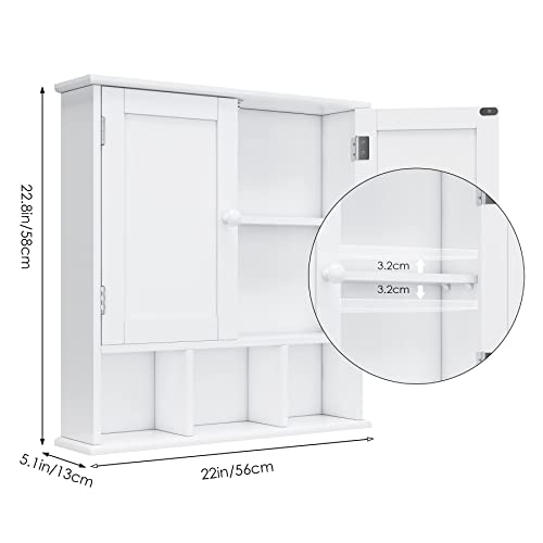 FOREHILL Mobiletto Cucina Salvaspazio con Ripiano