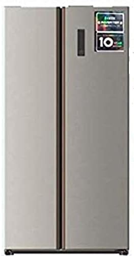 Nikai NRF800 Side By Side Refrigerator, Silver- NRF800SBSS1