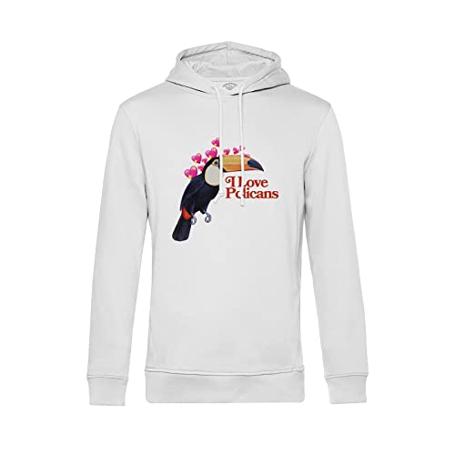 Sweat à capuche Love Pelicans, l'idée cadeau humour et vintage idéale pour un anniversaire