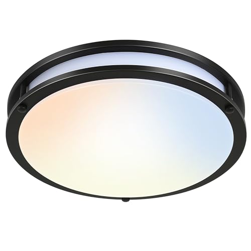 Image of hykolity 16 inch Dimmable LED Flush Mount Ceiling Light Fixture,36W,2200LM