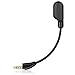 HOTUT Ersatz-Mikrofon Mic kompatibel mit HyperX Cloud III kabelgebundenen & kabellosen Headsets, Mic Ersatz abnehmbar 3.5 mm Game Boom Geräuschunterdrückung Mikrofon mit LED Stummschaltungsanzeige