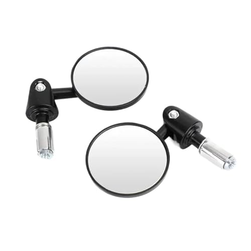 Rétroviseur de guidon moto allongé avec grand angle réglable pour optimiser la sécurité routière