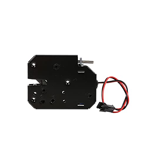 Cerradura Eléctrica Mini 12v2a Control eléctrico electromagnético Gabinete Electromagnético Armarios De Cajones Inteligente Acero Al Carbono Cierre Negro Para De Seguridad De Bloqueo